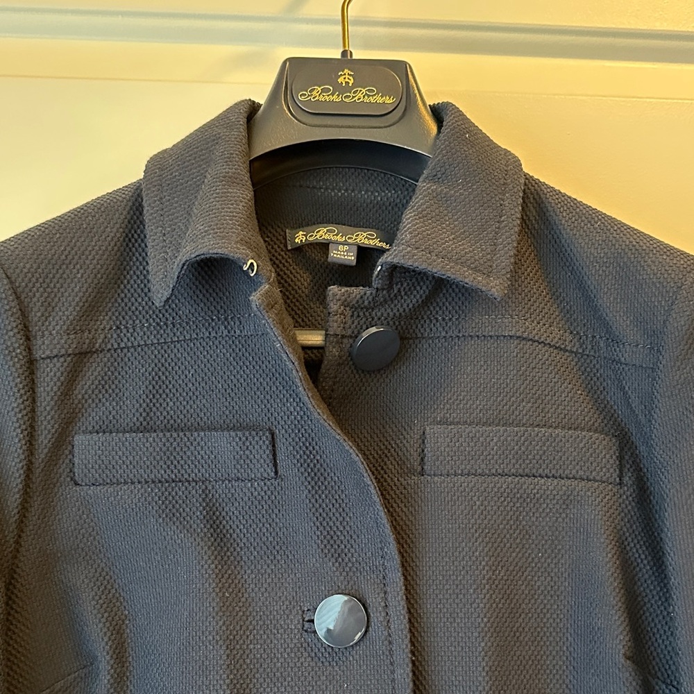 Brooks Brothers cropped blazer NWOT - Picture 3 of 9